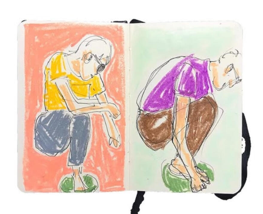 動態模特 modele vivant